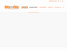 Tablet Screenshot of citytocitycre.com